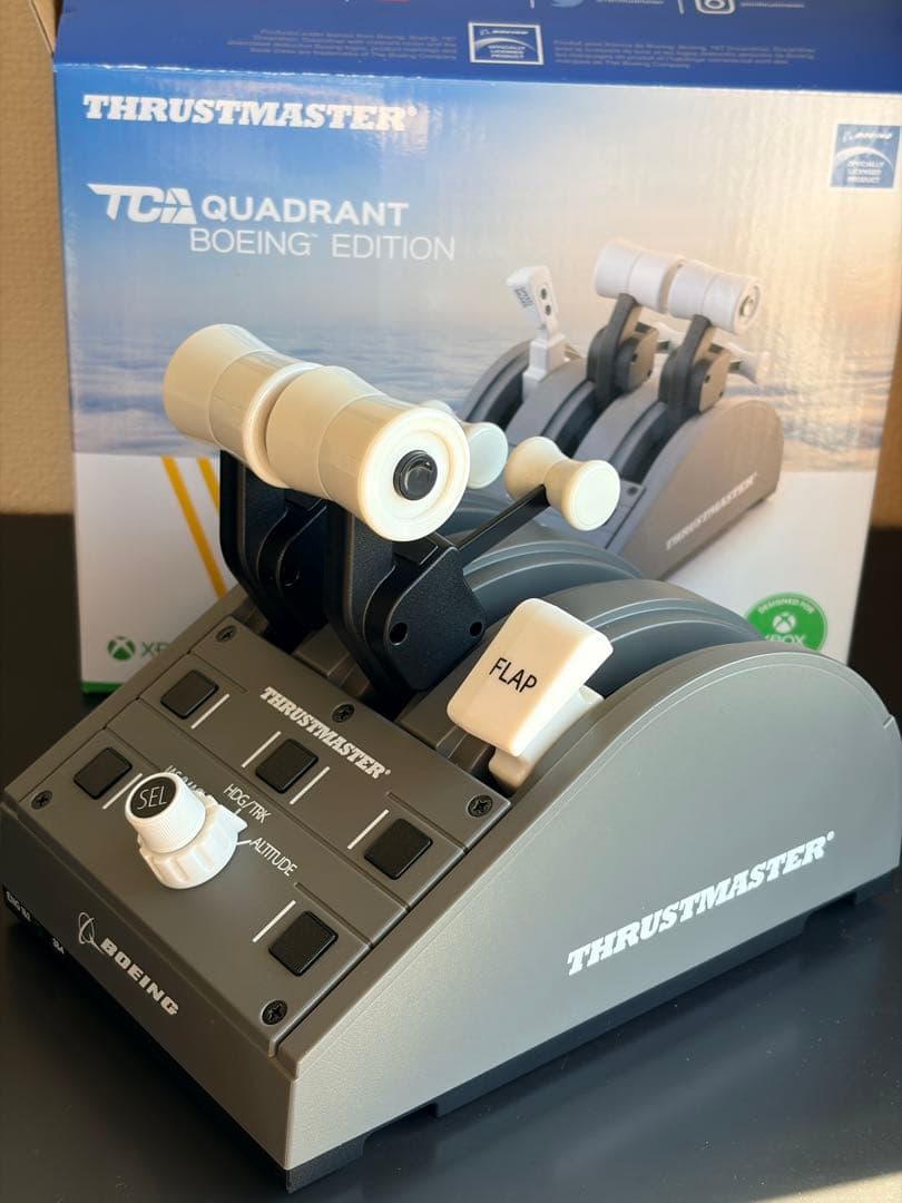 PC用ゲームコントローラー・コンバーター THRUSTMASTER TCA QUADRANT BOEING EDITION