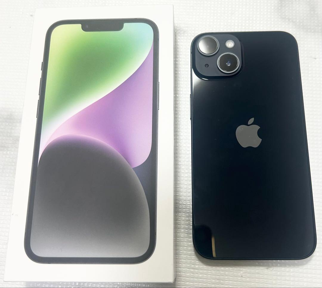 【新品シャッター音無】iPhone 14 128GB・ミッドナイト　SIMフリー