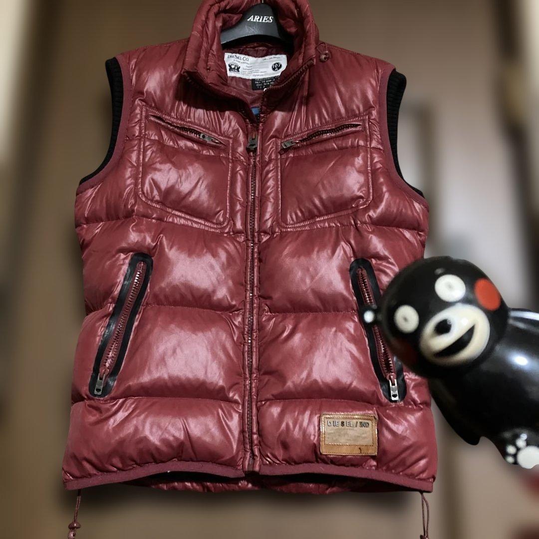 ロ*店様 DIESEL超〜イケてる‼️ダウンベスト　¥11888→現