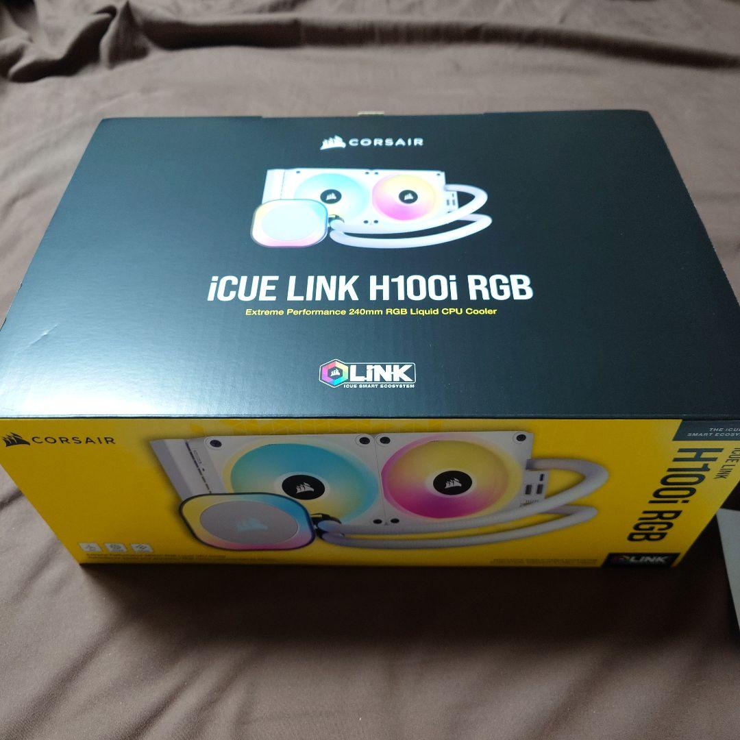 CORSAIR 水冷式 CPU クーラー iCUE LINK H100i