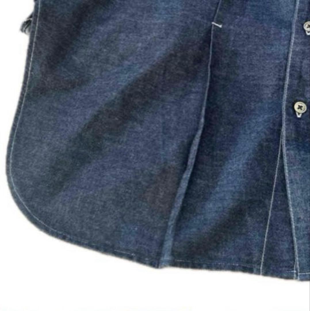 【p.p.pean】ジュンミカミ オーバーサイズ　デニムシャツ 日本製