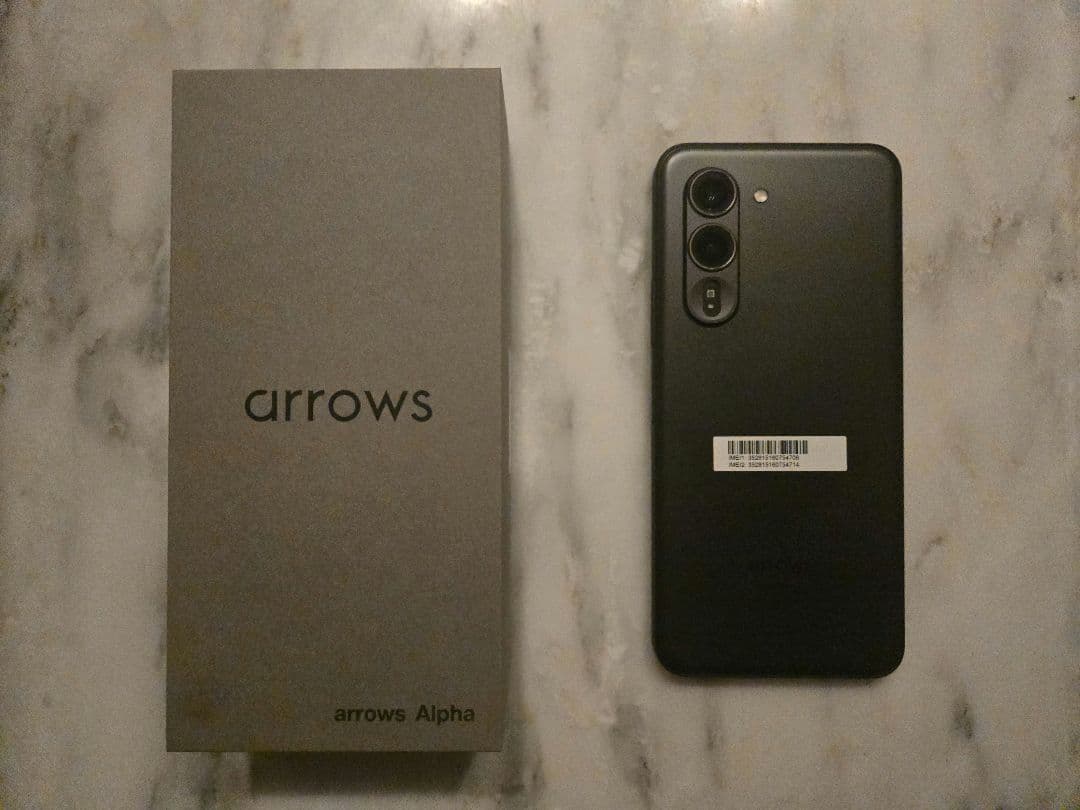 【美品】arrows Alpha ブラック