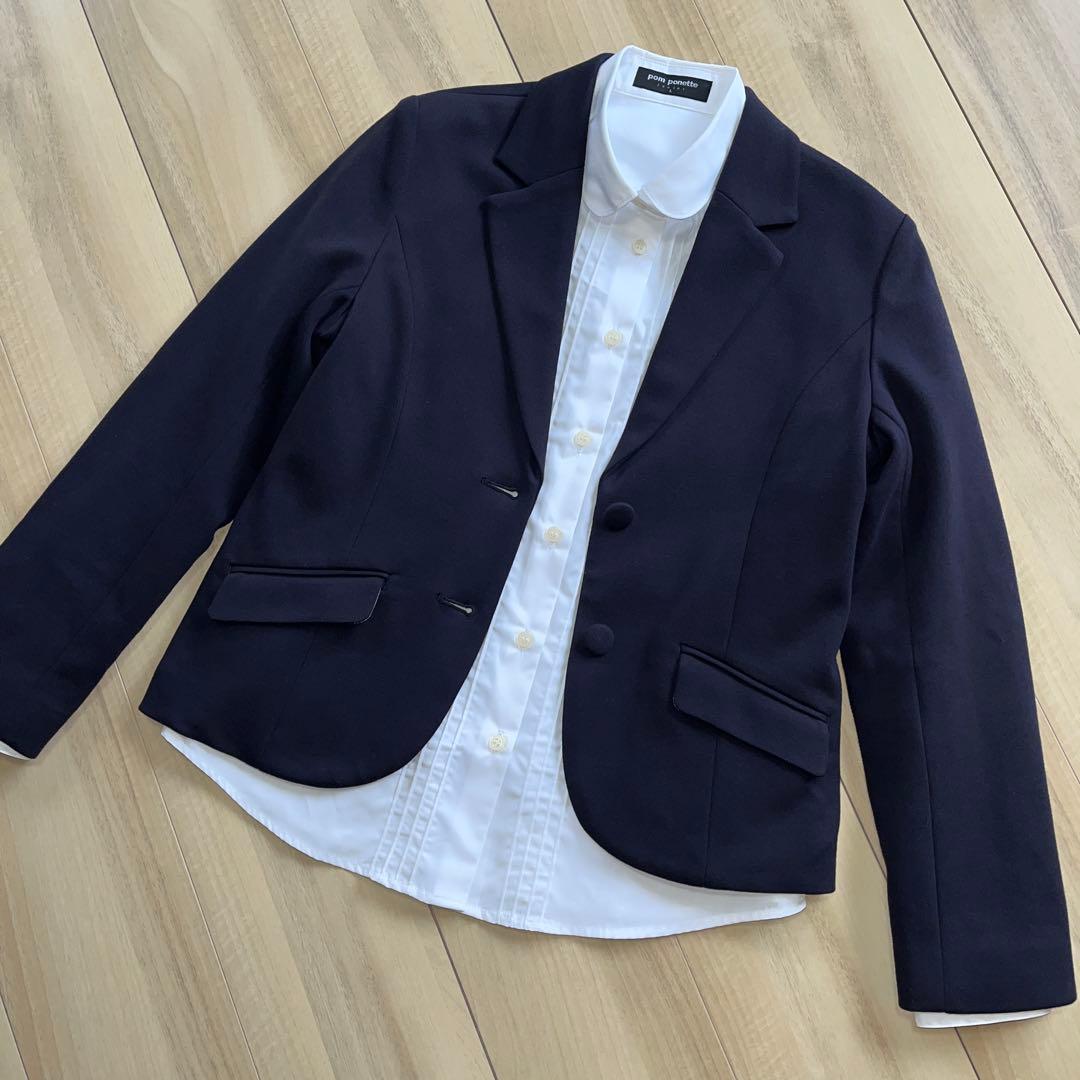 【orangeみかん 】 ジャケット　ブラウス　キュロットスカート