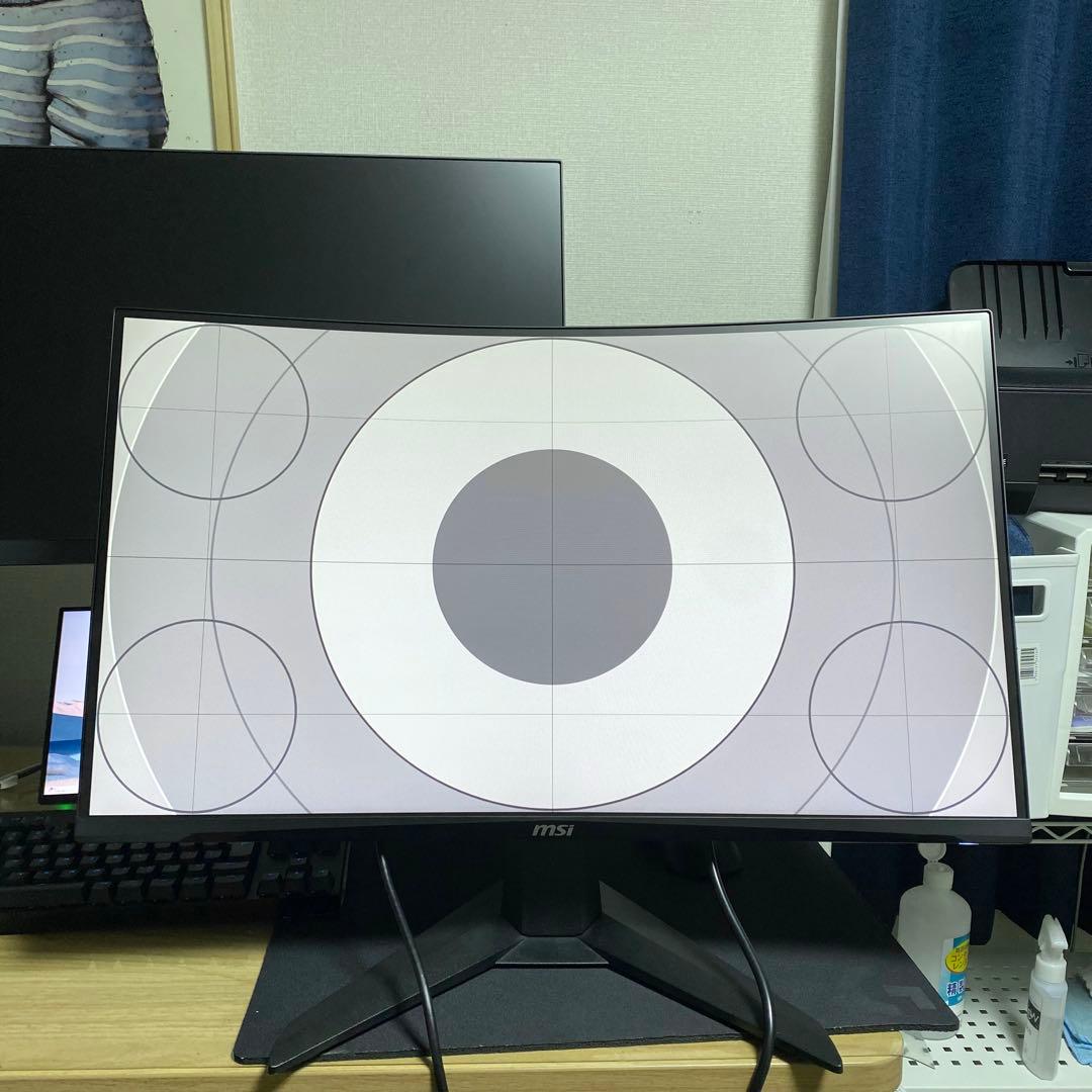 MSI 27インチ 曲面ゲーミングモニター MAG 27C6F 美品 2024年