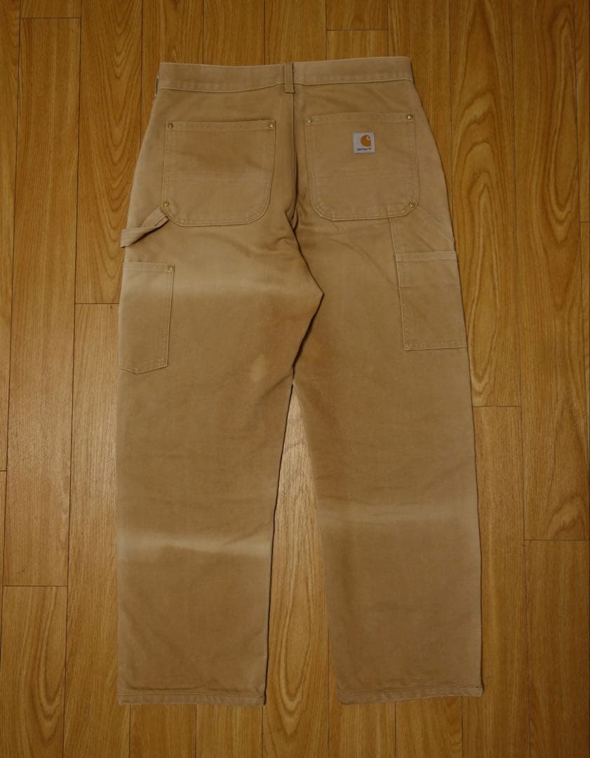 31x30 Carhartt パンツB01 BRN ダブルニー