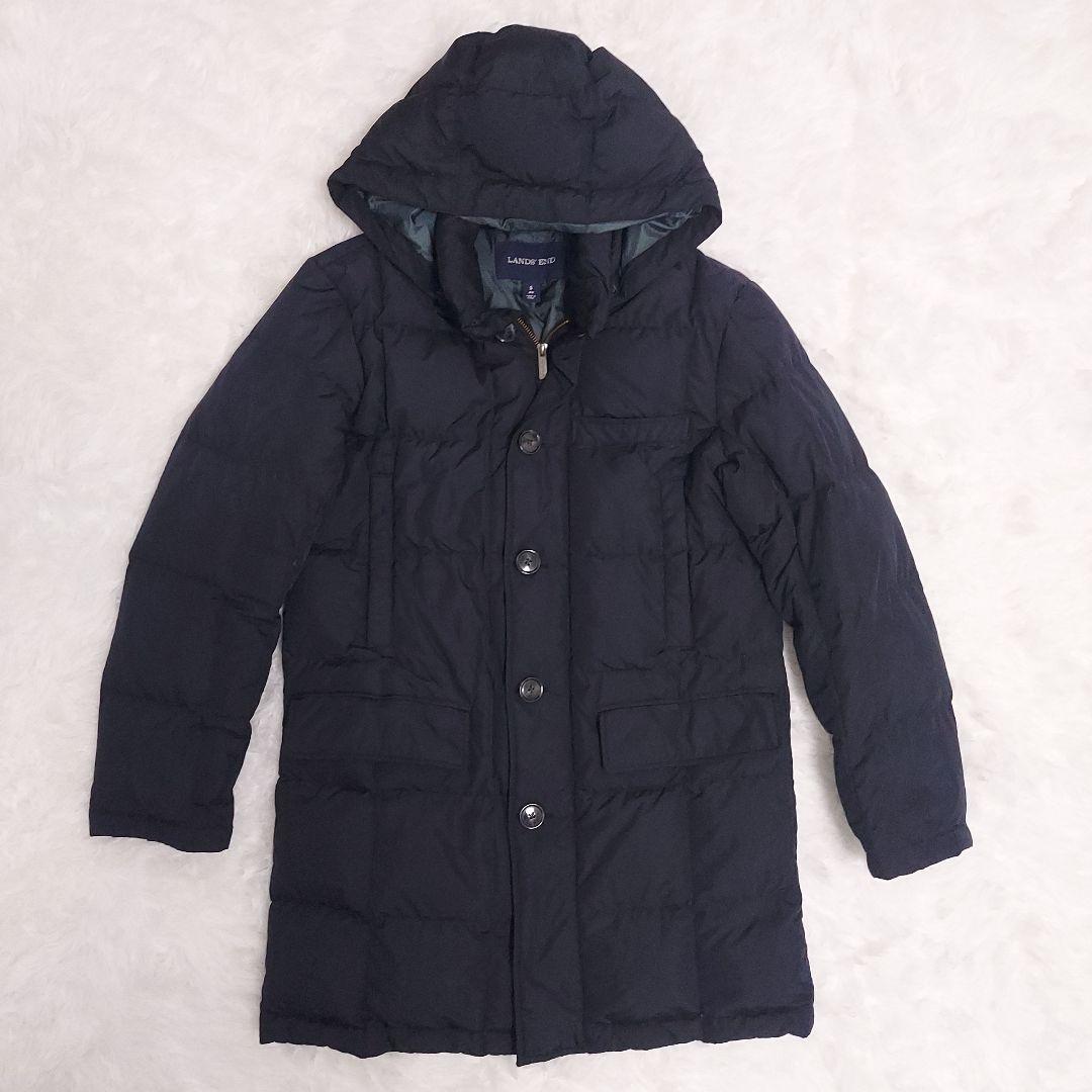 Lands' End（ランズエンド）フーデッドロングダウンコート S