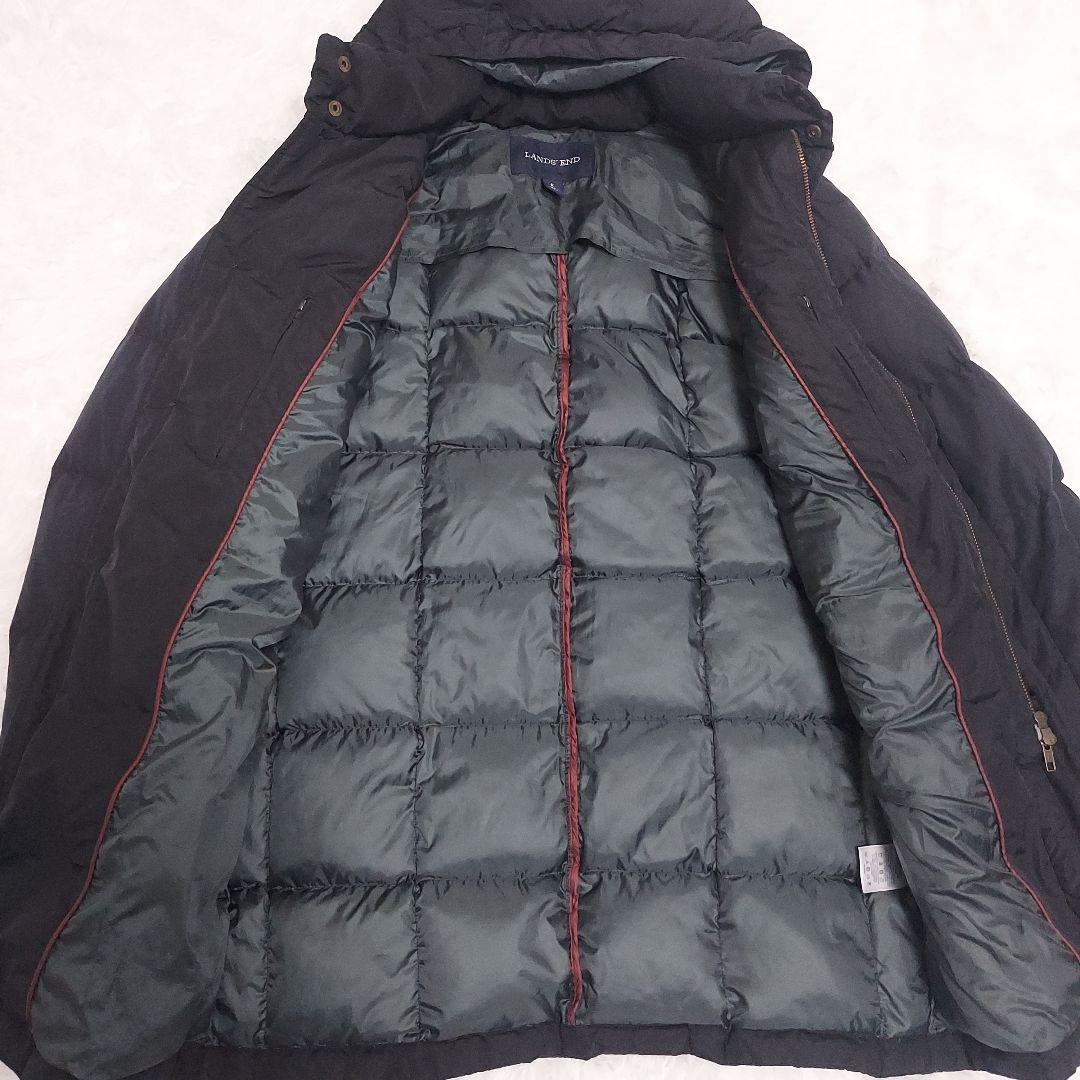 Lands' End（ランズエンド）フーデッドロングダウンコート S