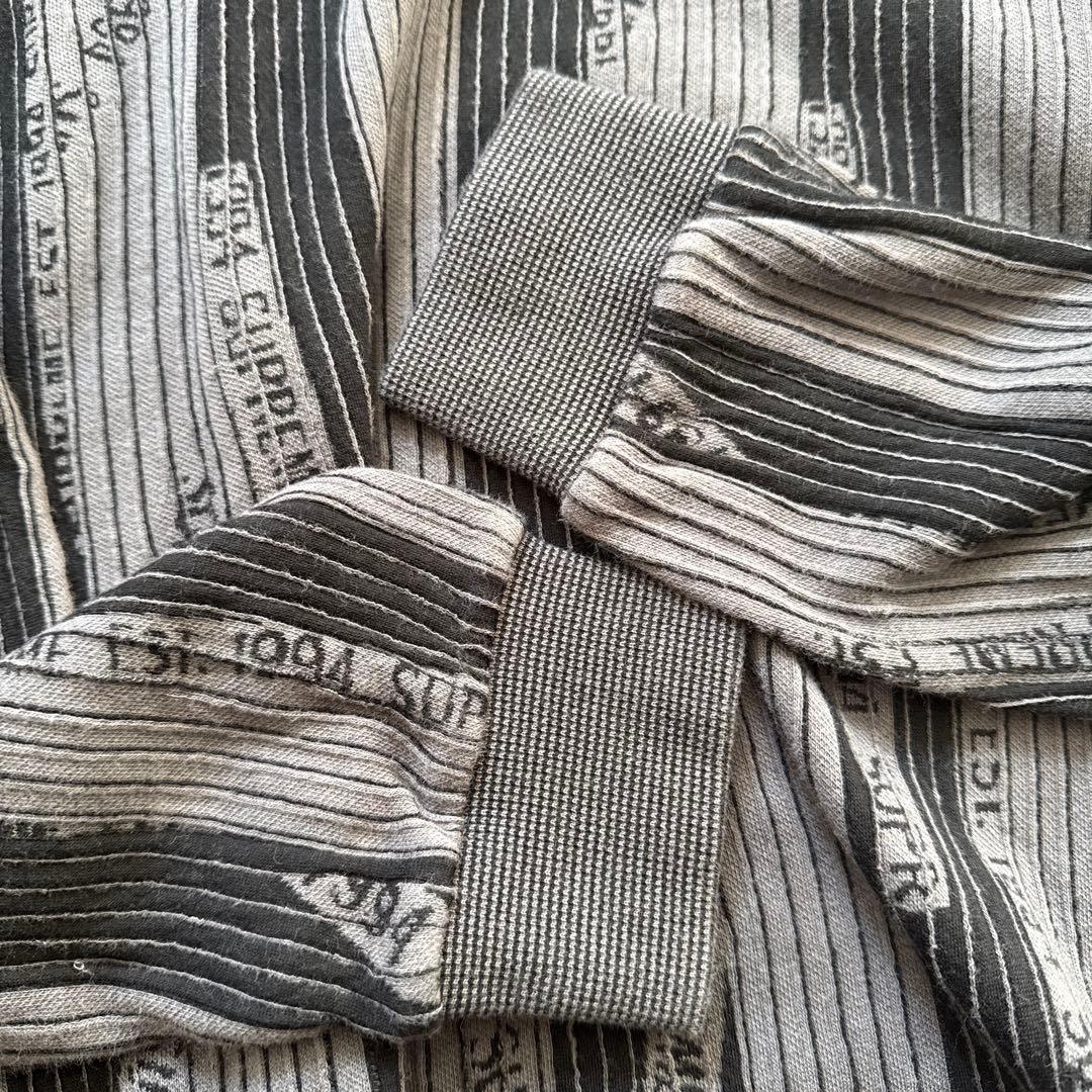 supreme Textured Stripe Crewneck セーター L