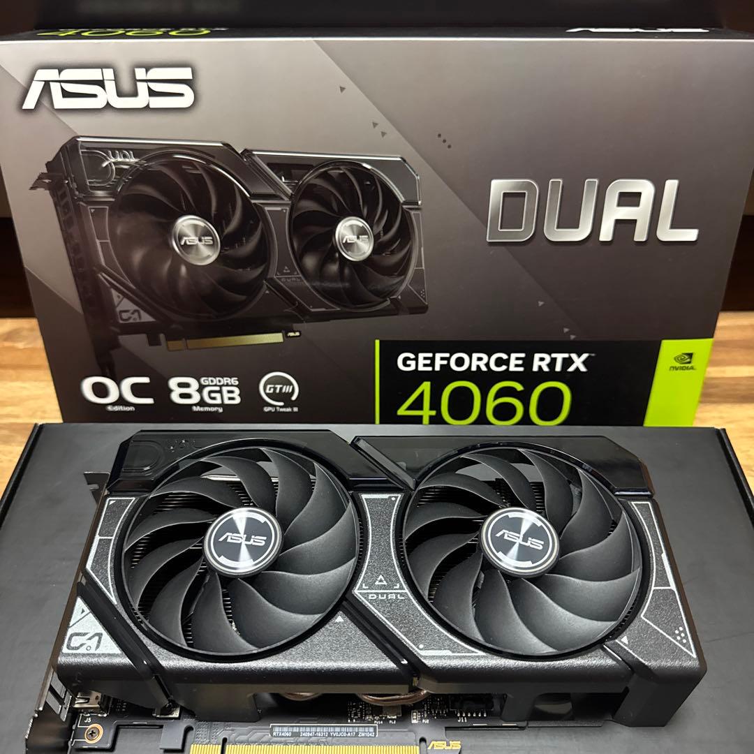 グラフィックボード・グラボ・ビデオカード ASUS DUAL GeForce RTX 4060 OC 8GB
