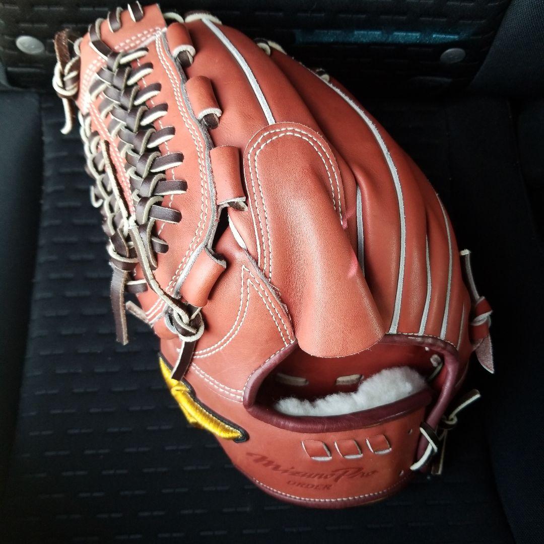 ミズノプロ　硬式オーダー　グローブ　プレキシーキップレザー　芳賀JAPAN