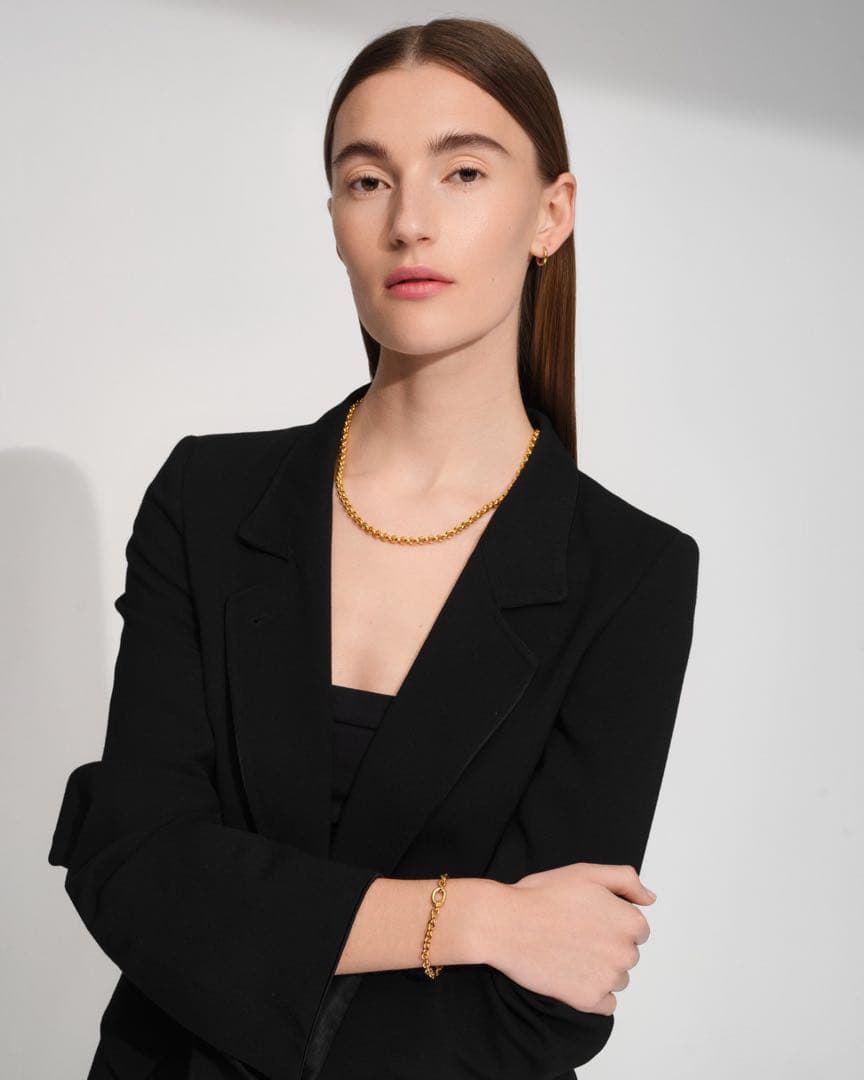 【大人気】トムウッド/クラシックフープ/ピアス/スモール/ゴールド/片耳