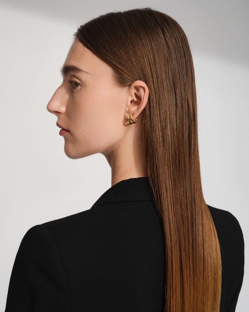 【大人気】トムウッド/クラシックフープ/ピアス/スモール/ゴールド/片耳