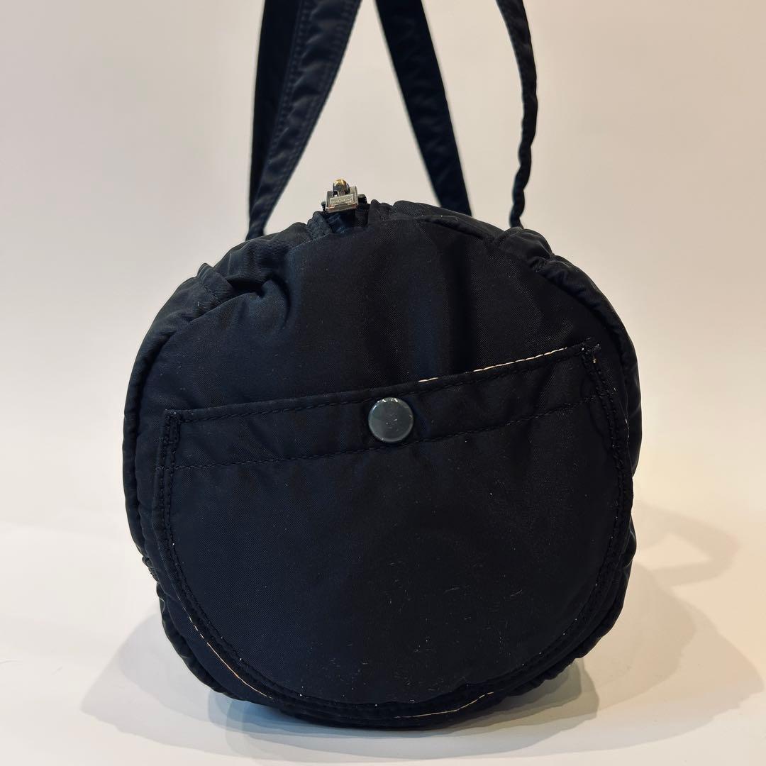 ポーター タンカー ダッフルバッグ ボストンバッグ　L 黒 ドラム型 大容量