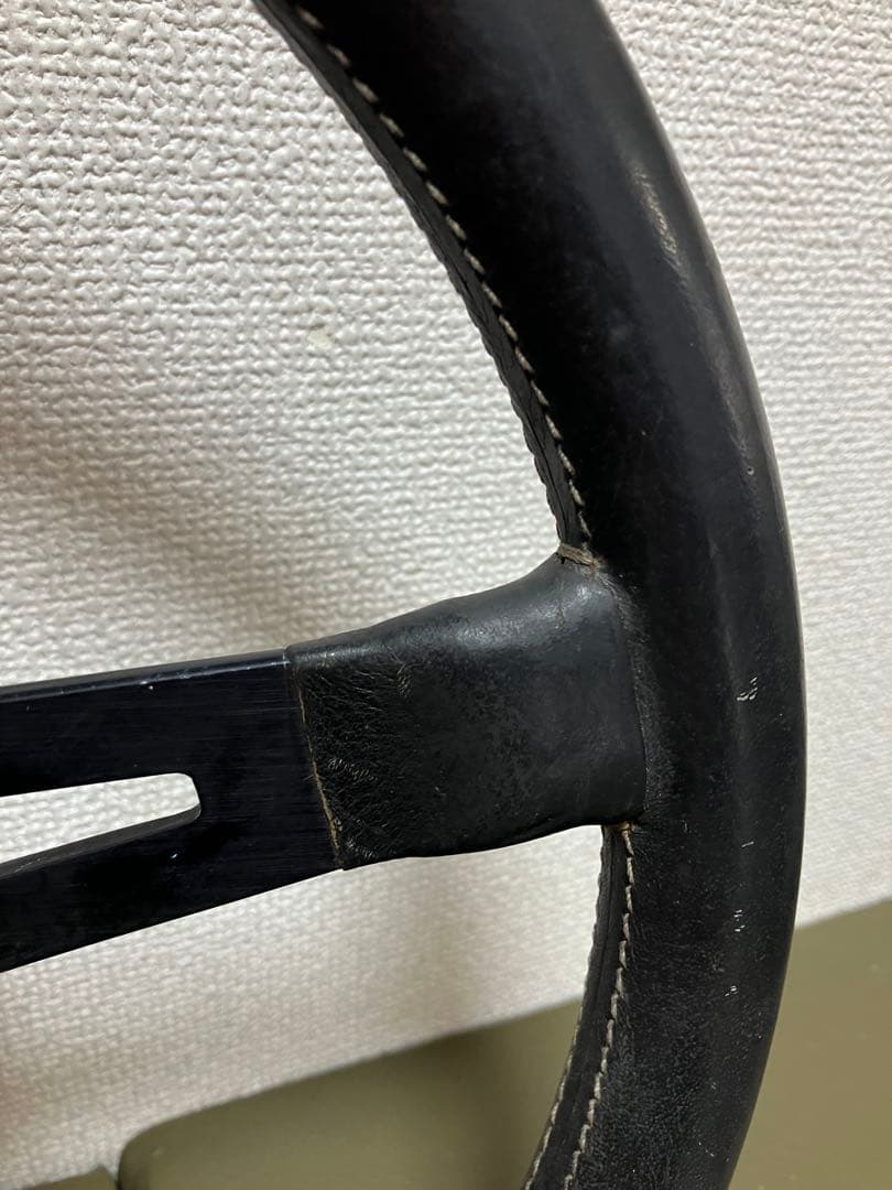 【旧車カスタム】DATSUN × ABARTH ステアリング ハンドル／現状品