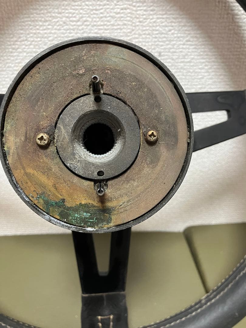 【旧車カスタム】DATSUN × ABARTH ステアリング ハンドル／現状品