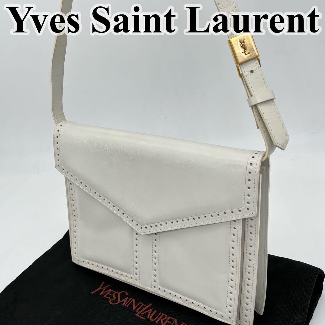 イヴサンローラン ショルダーバッグ ポシェット カサンドラ YSL金具 レザー