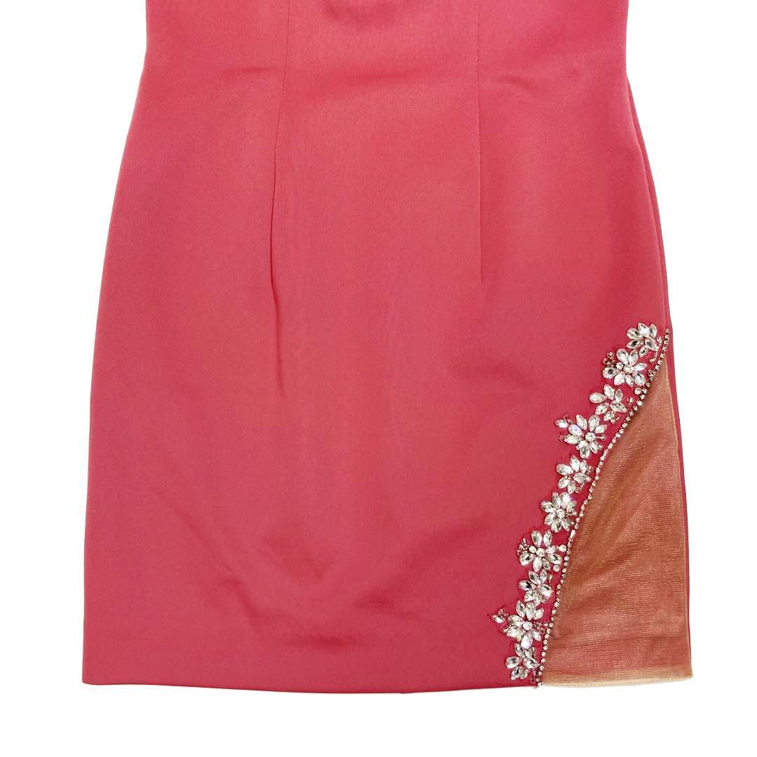 IRMA イルマ デコルテビジュー バストカット タイトミニドレス sugar