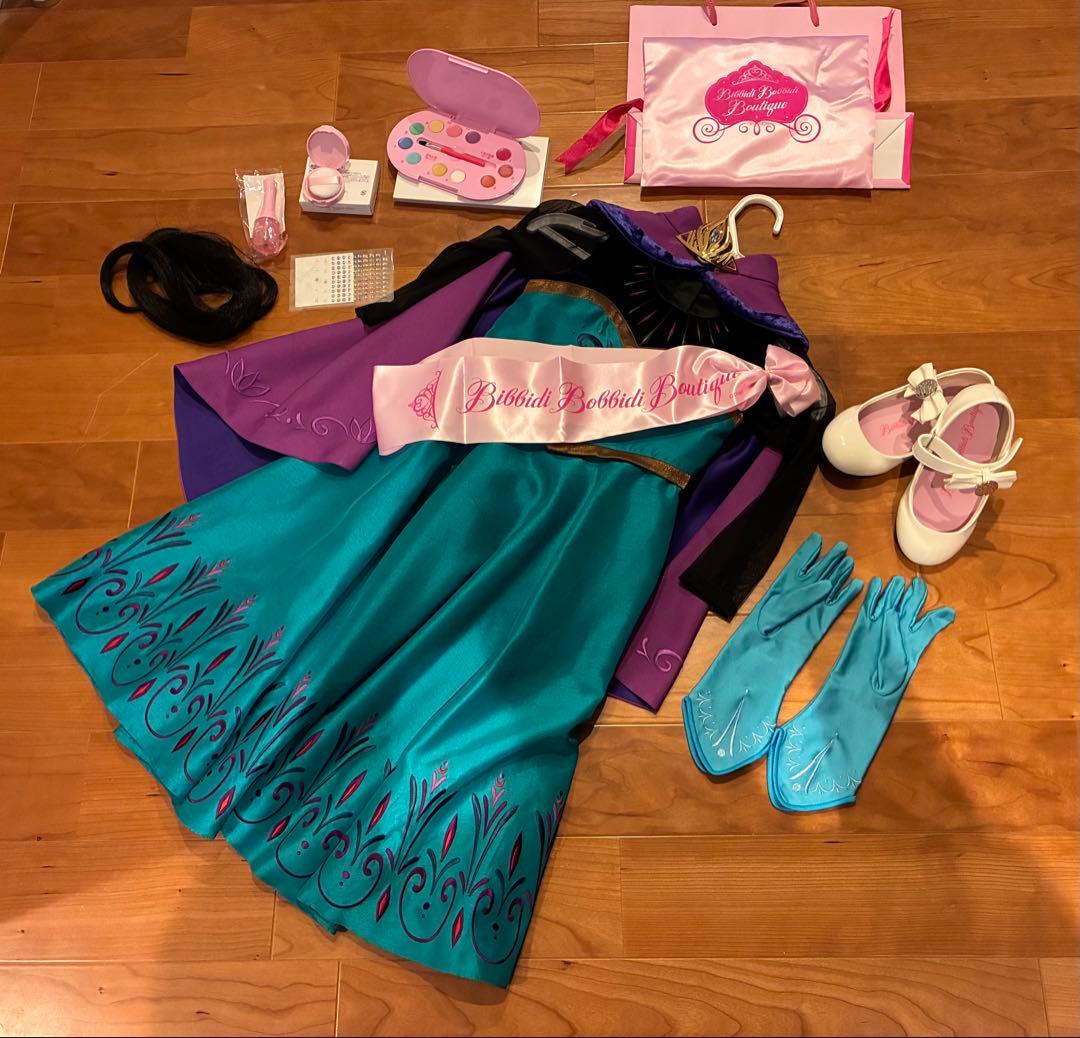 ディズニー　ビビディバビディブティック　エルサ　プレミアムドレス　100