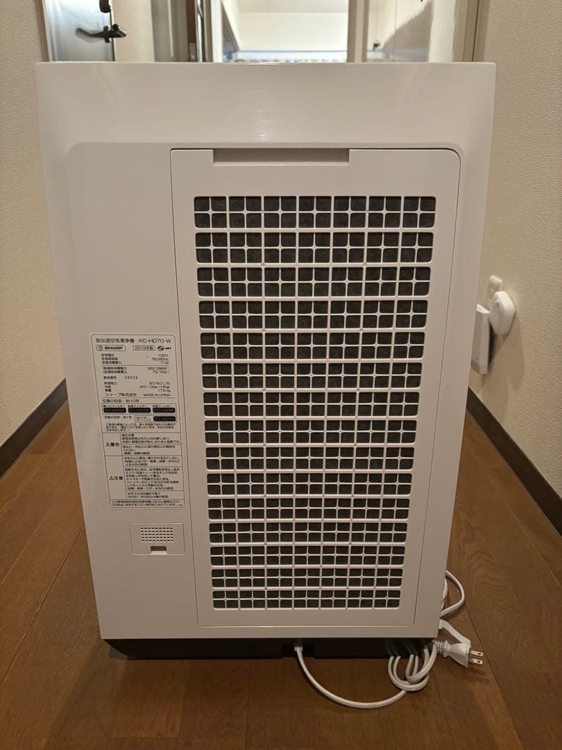 SHARP 除湿機 加湿機　ホワイト　（即決不可）