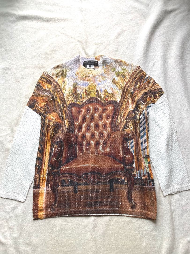 happyブギコムデギャルソンオムプリュス　2023 バロック転写　セータ