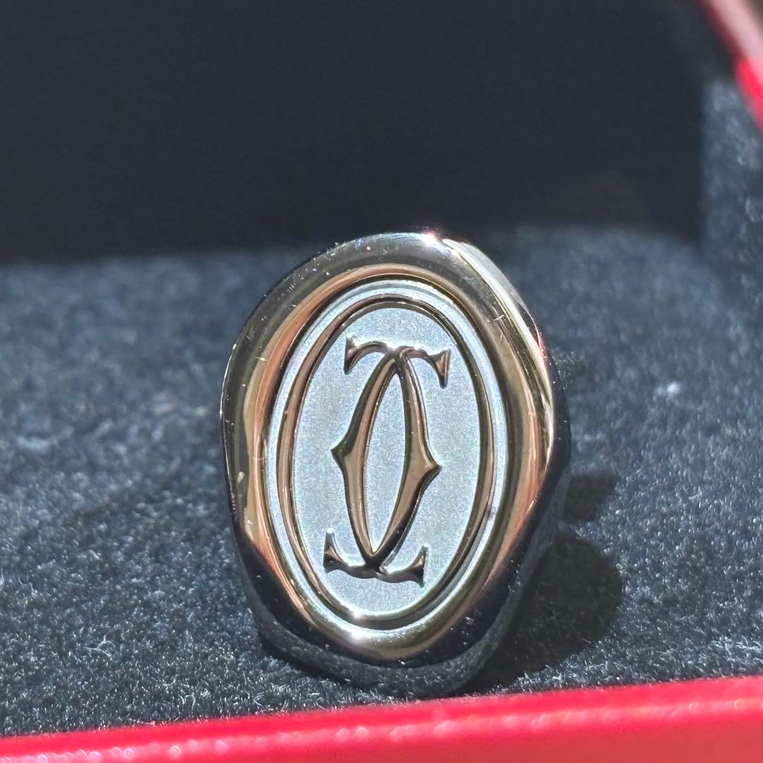 Cartier シルバー925 カフリンクス 専用ケース付き