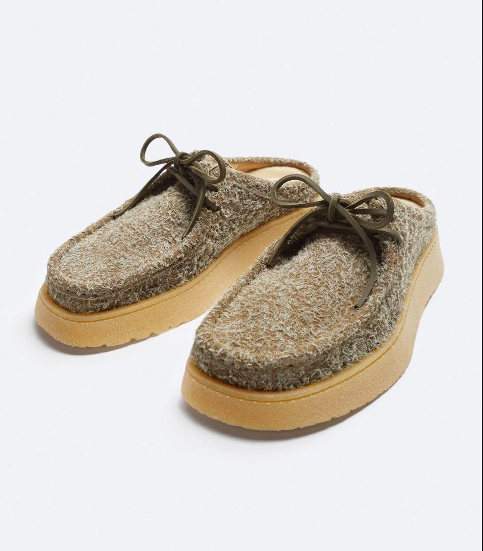 Clarks ZARA レザーミュール クロッグサンダル　26cm UK6