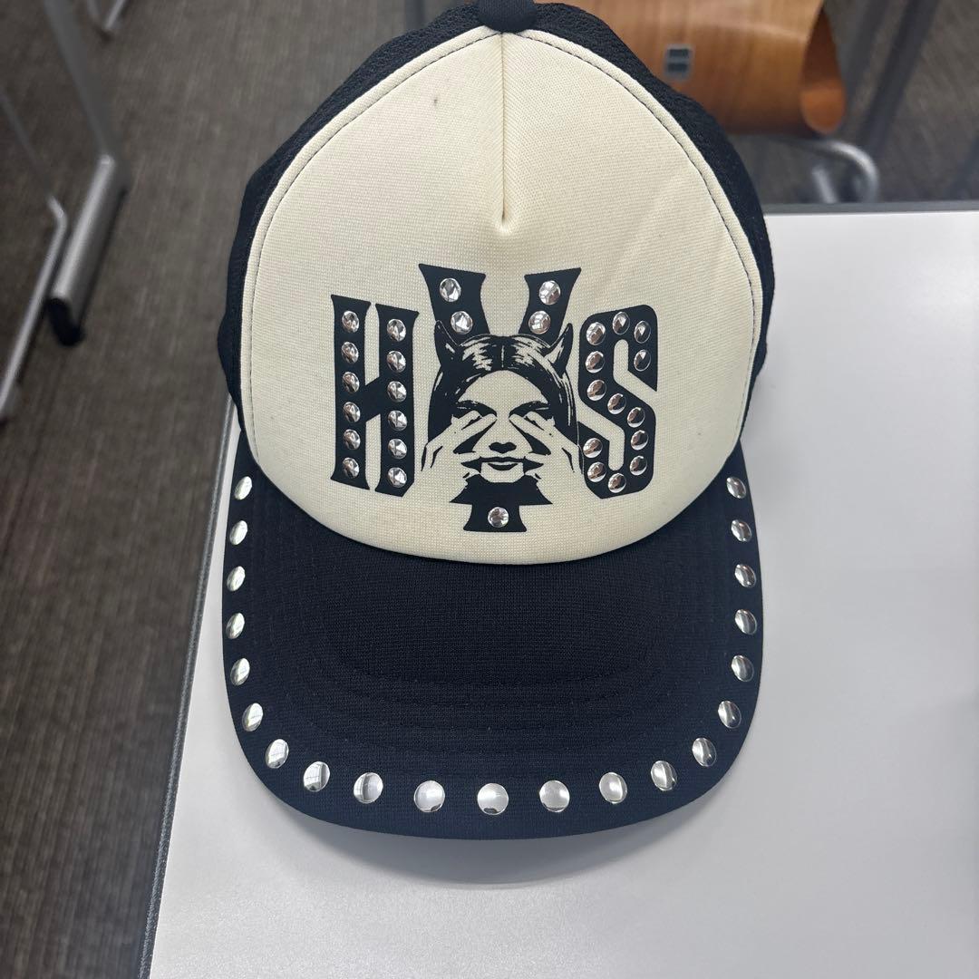 hysteric glamour スタッズ付きメッシュキャップ