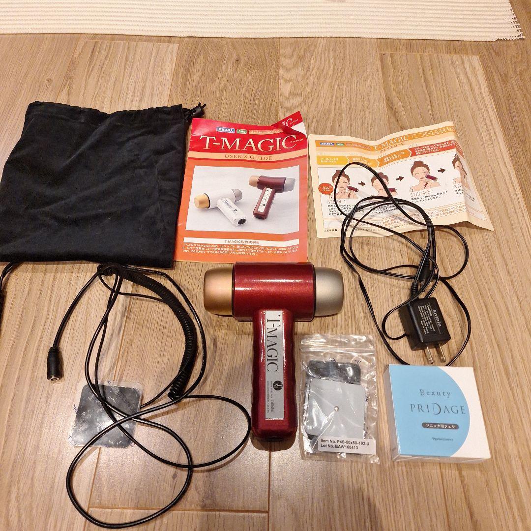 T-MAGIC ティーマジック　赤　美顔器 ミヤコケミカル 小顔 たるみ引き上