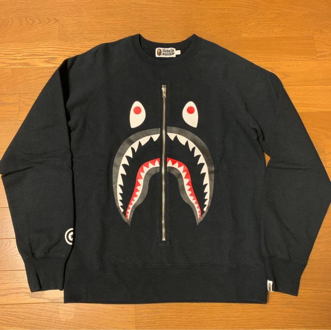 A Bathing Ape シャークデザイン スウェット L