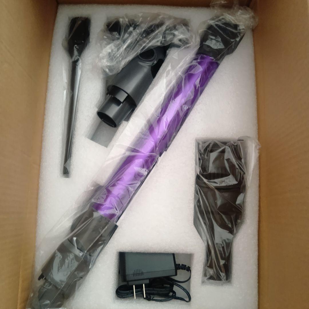 掃除機 コードレス90KPa超強力吸引・65分連続稼働・自立式・低騒音