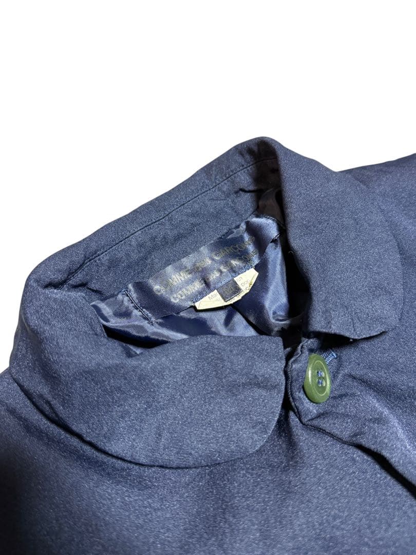 コムコム COMME des GARCONS 丸襟 ポリ縮ジャケット