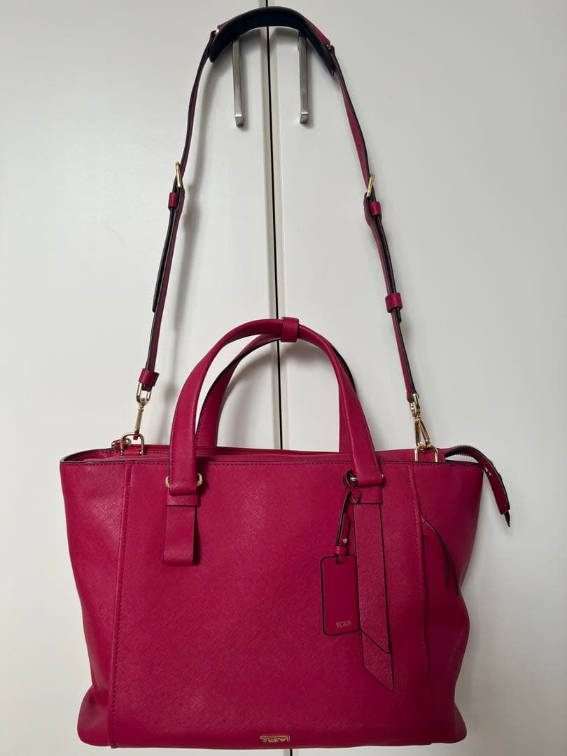 TUMI PC VAREK トートバッグ A4収納可 ショルダーストラップ付き