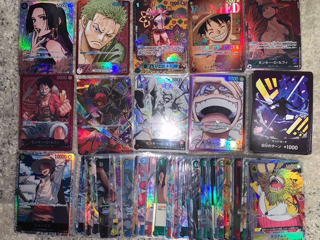 ワンピースカード　まとめ売り　ハンコック　ゾロ　ルフィ　SP パラレル多数