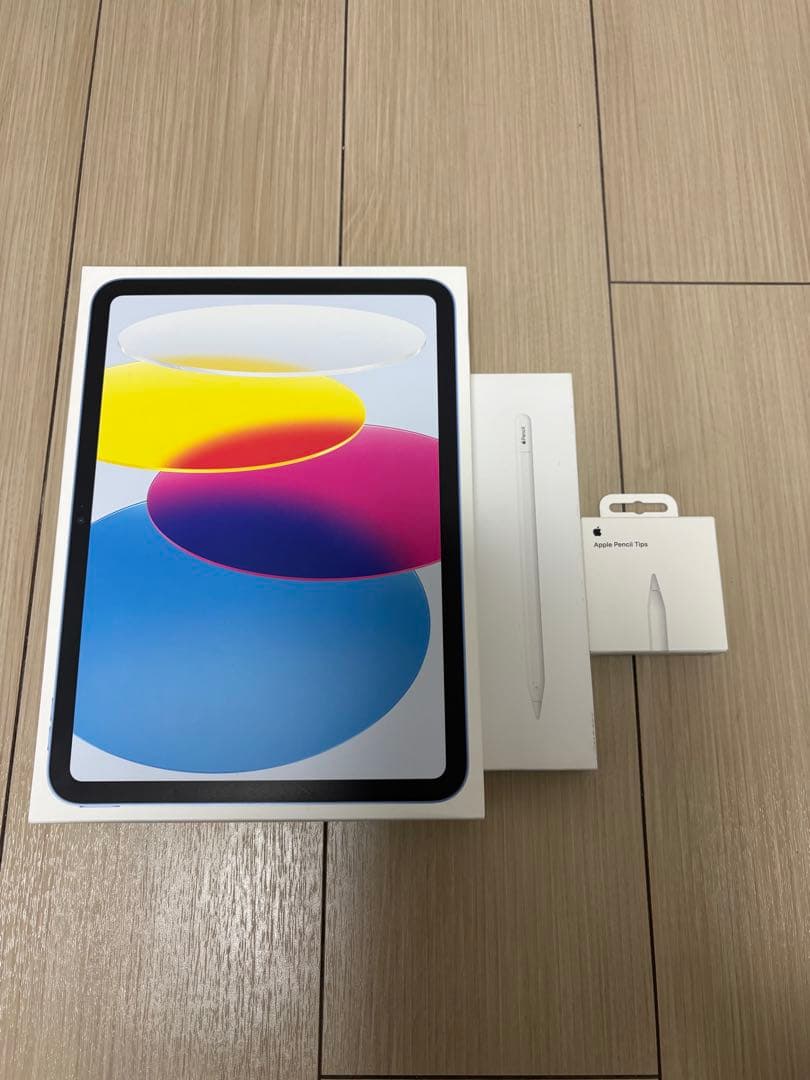 Apple iPad 第10世代 本体 ブルー Apple Pencil付き