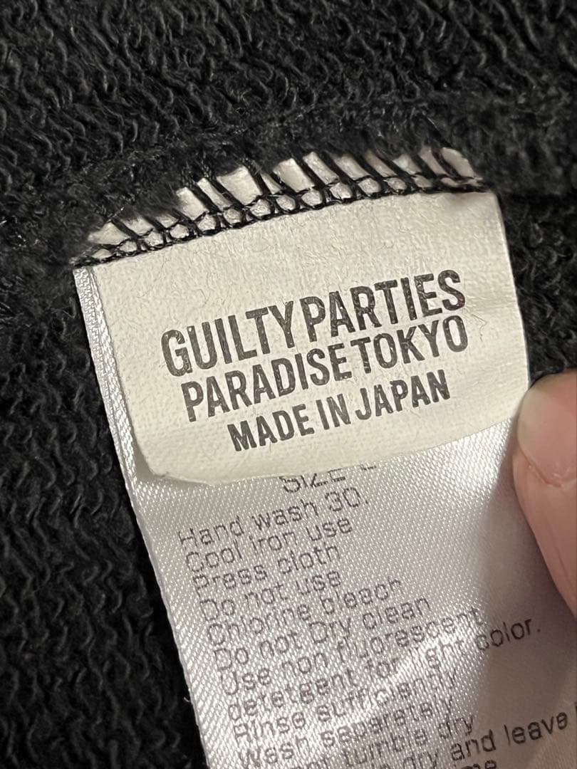 WACKO MARIA SWEAT ワコマリア スミクロ　スウェット