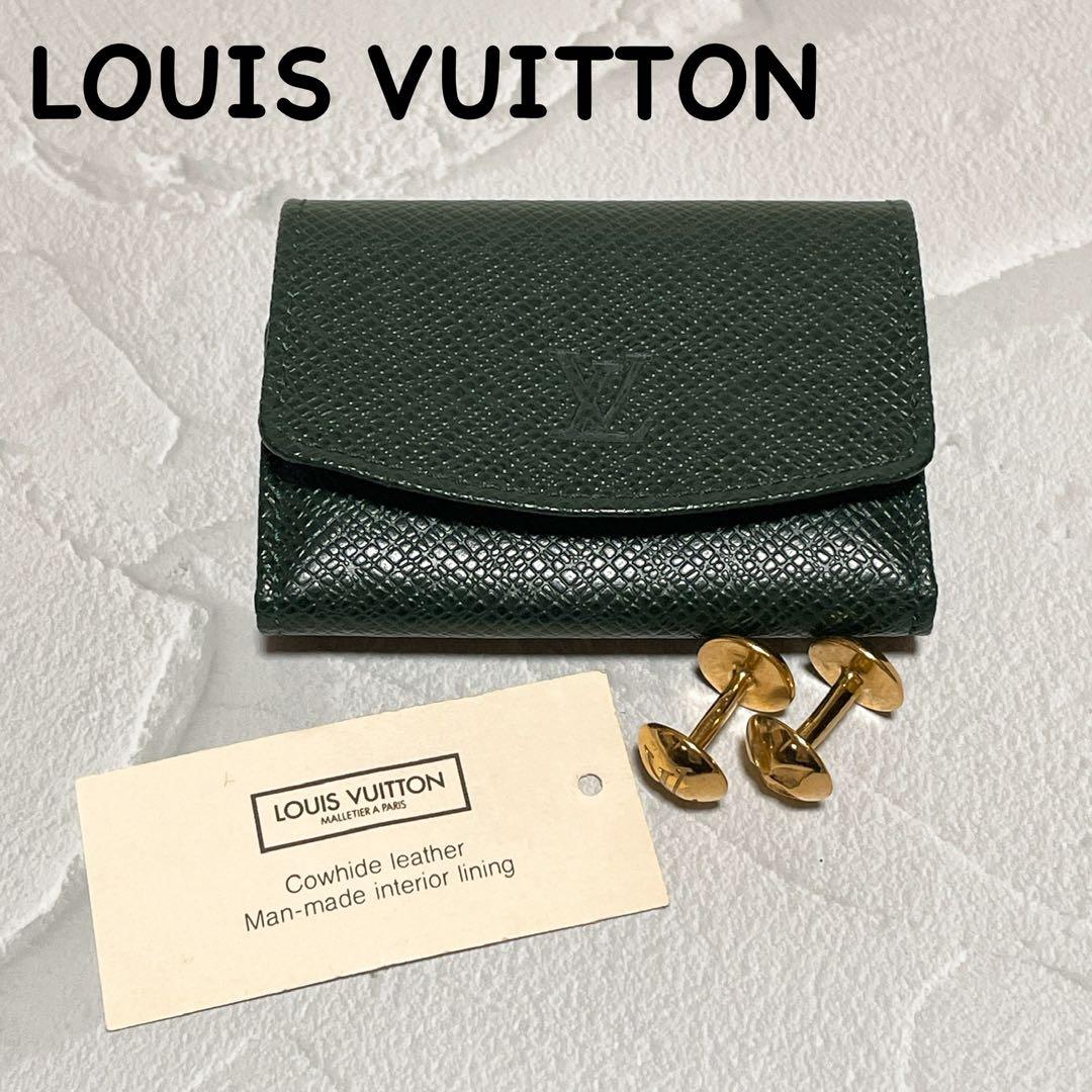 LOUIS VUITTON カフス ブトン ドゥ マンシェット タイガ ゴールド