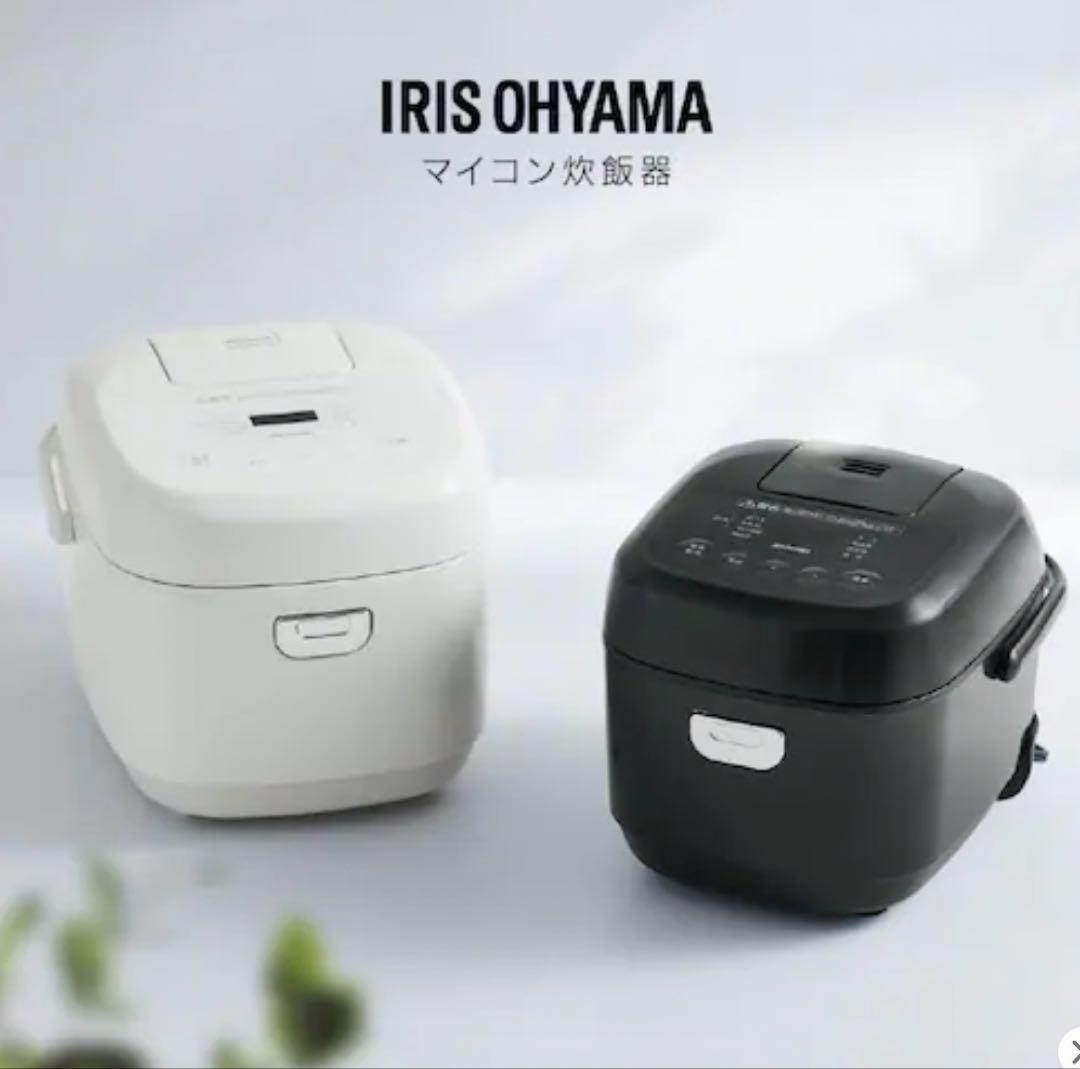 IRIS OHYAMA 炊飯器 RC-BMA30-B ブラック