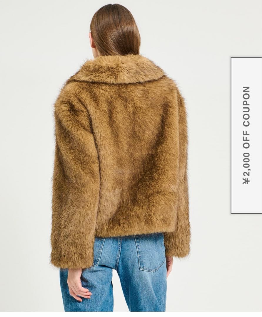 ESTNATION エストネーション エコファーブルゾン　新品　完売商品