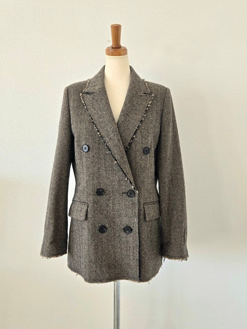極美品☆Plage Tweed Classic ジャケット ブラウン 36