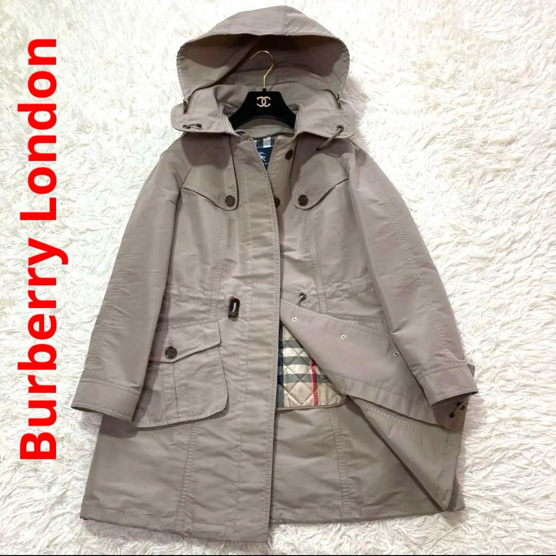 バーバリーロンドン✨46 大きいサイズ　3way モッズコート　ライナー　キルト