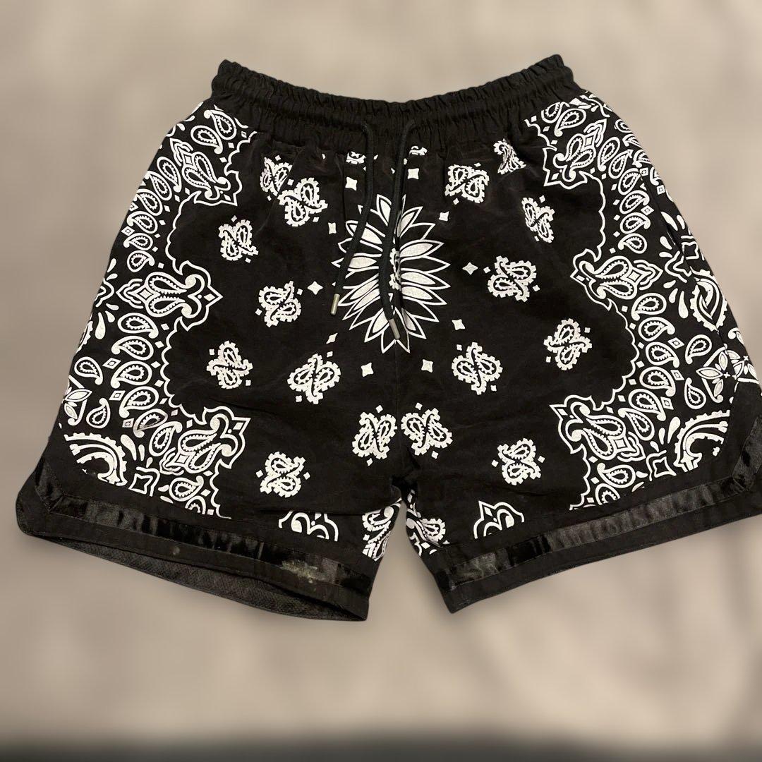 ASKYURSELF バンダナ柄ショートパンツ