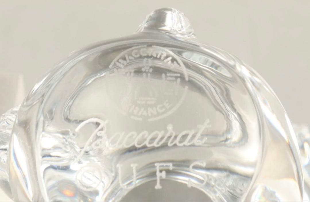 極美品 Baccarat バカラ スヌーピー クリスタル ガラス オブジェ 置物
