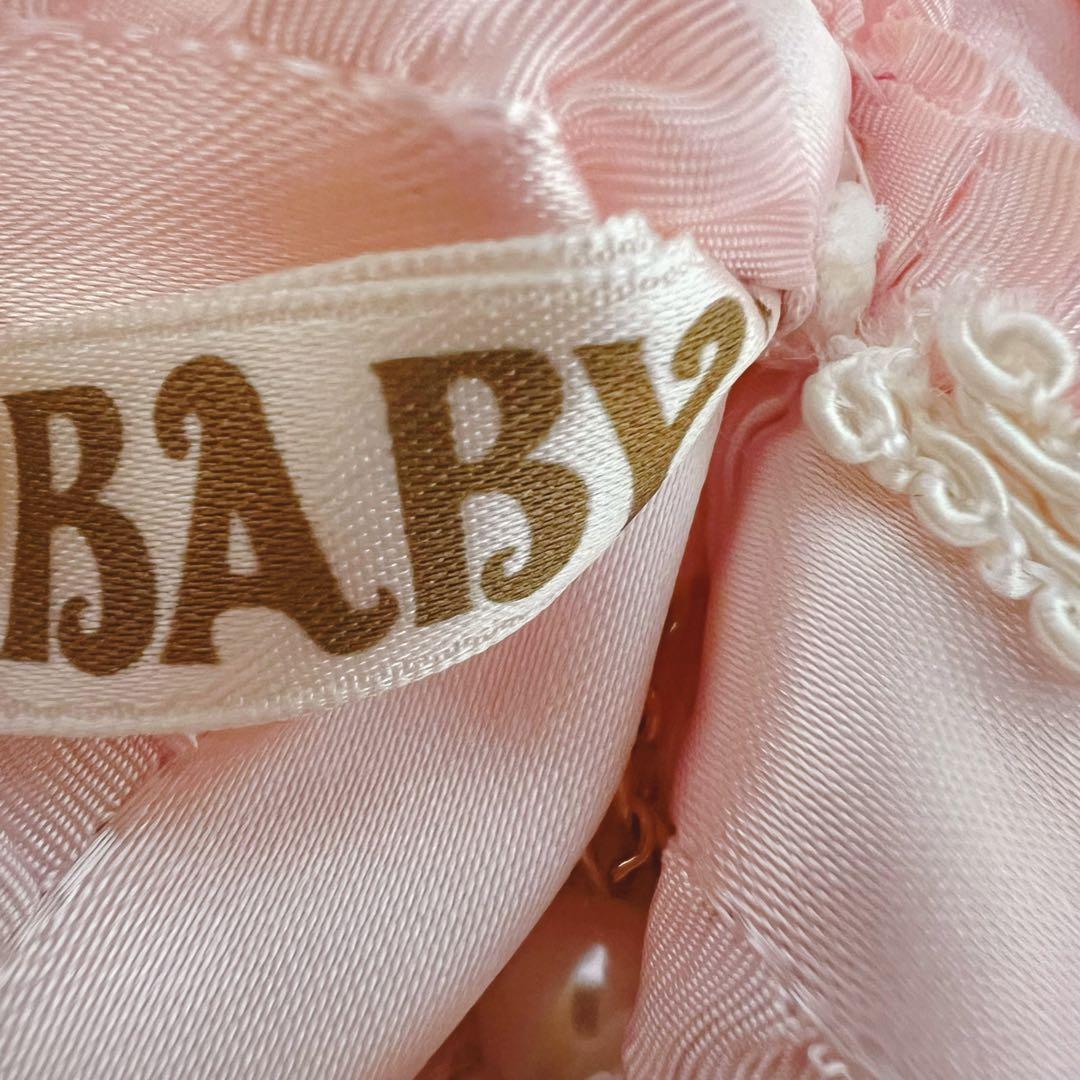 【レア】BABY, マドモアゼルジュエルローズ　丸型コーム　ピンク　ビジュー