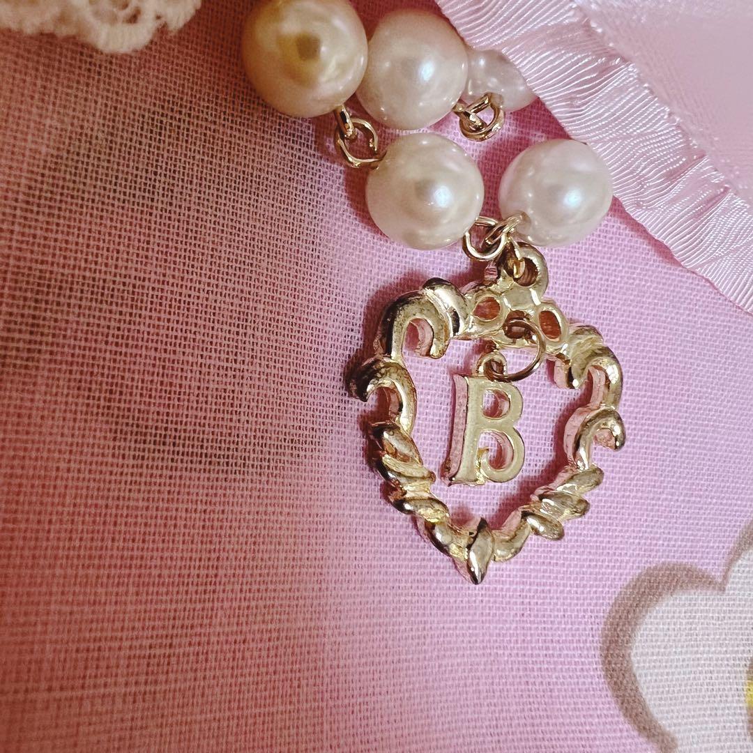 【レア】BABY, マドモアゼルジュエルローズ　丸型コーム　ピンク　ビジュー