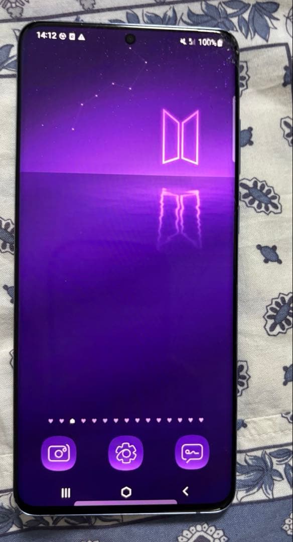 画面割れあり　Galaxy S20+ 5G BTS
