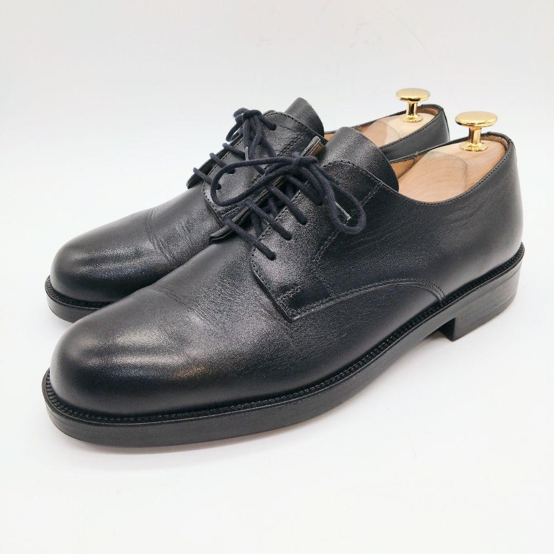 KLEMAN PASTAN ブラック プレーントゥ 41　020