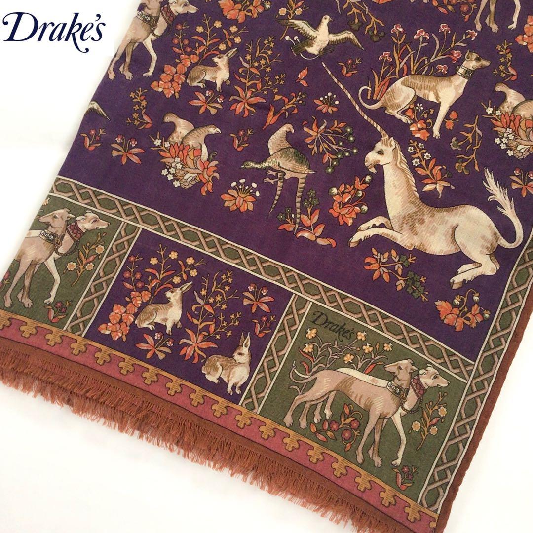 【入手困難❕️】Drake's スカーフ ユニコーン&アニマルズ❁アナトミカ