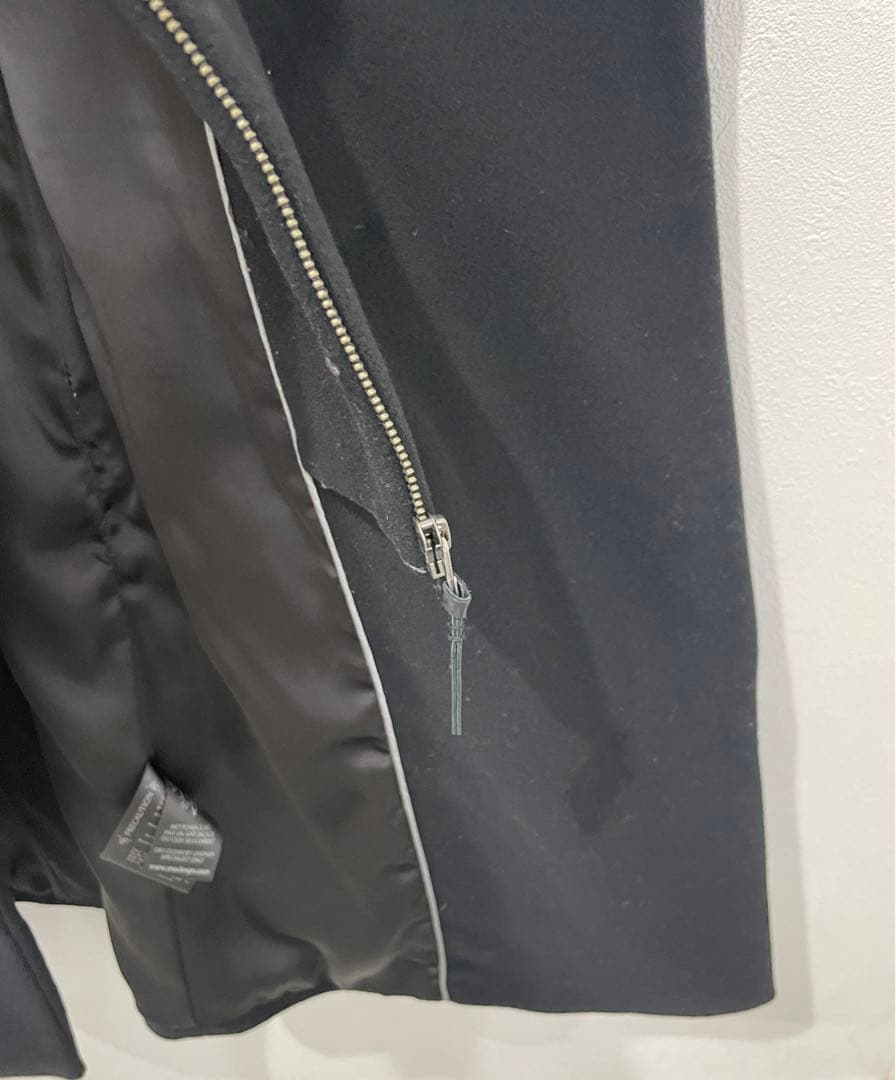 Mackageマッカージュブラック カシミア混ウールコート(xs)ベルト付