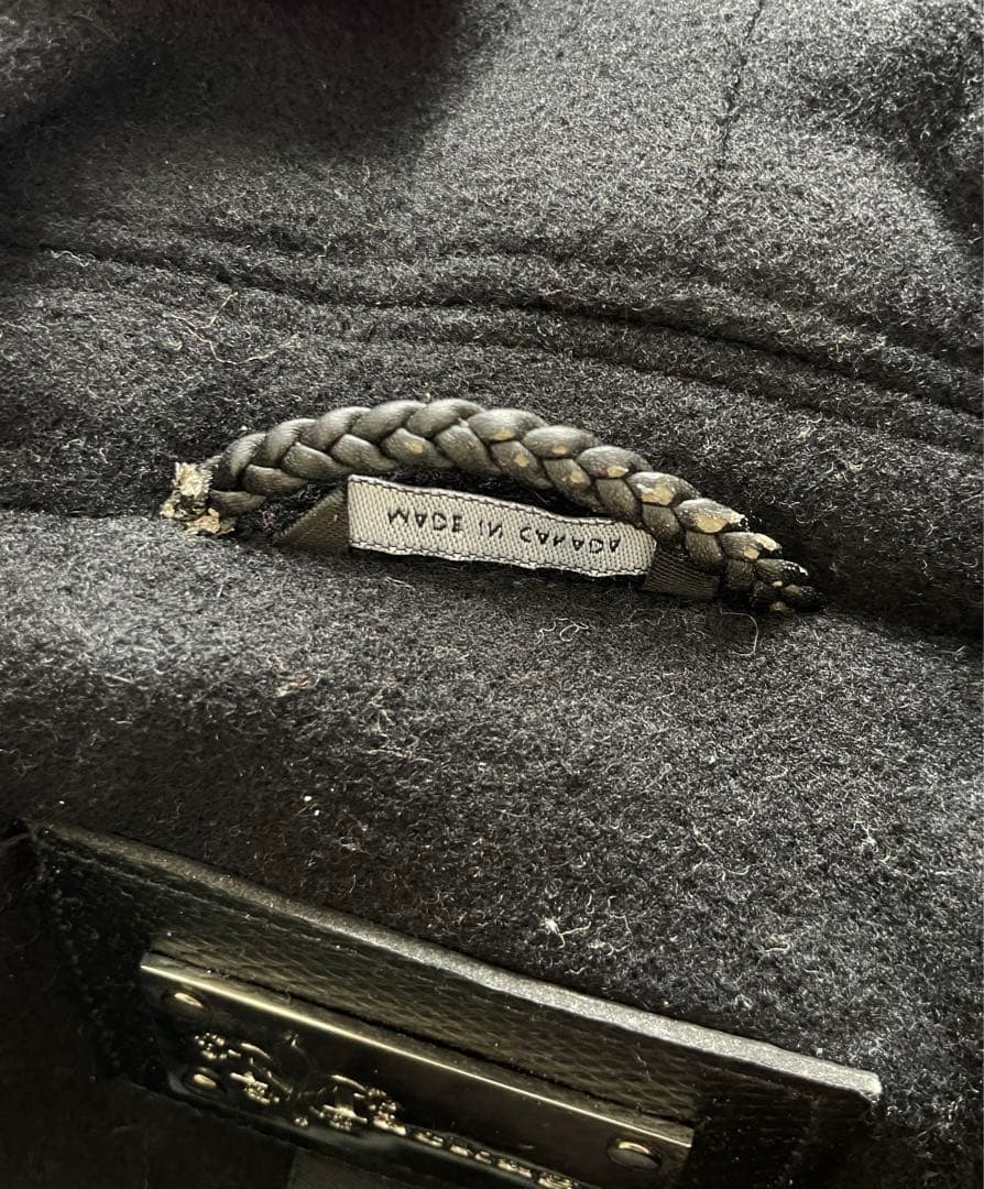 Mackageマッカージュブラック カシミア混ウールコート(xs)ベルト付