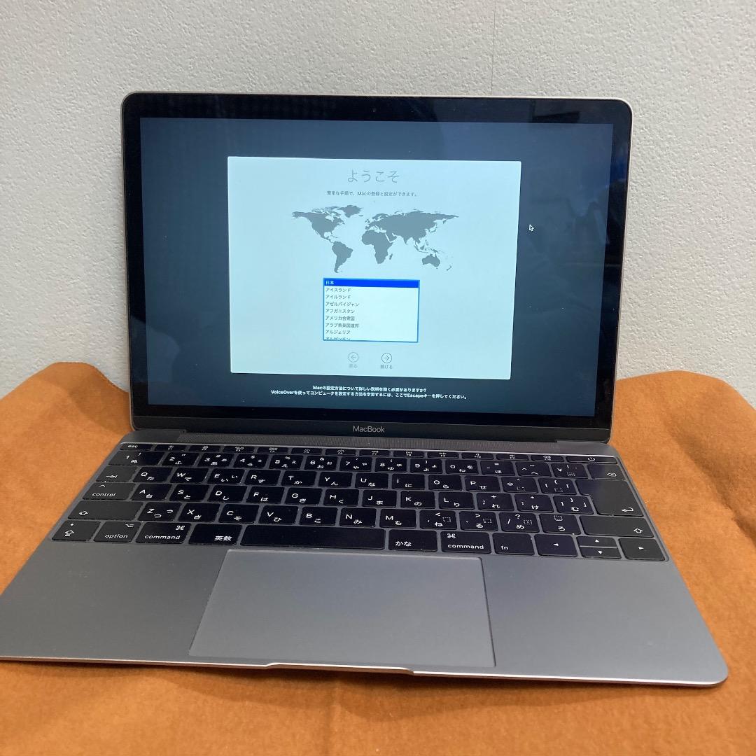 【美品】MacBook 12インチ 2017（充電回数75回）+レザースリーブ
